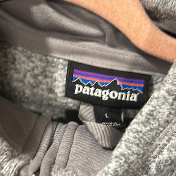 Patagonia Better Sweater Gray Quarter Zip size Large women’s EUC - Picture 4 of 7